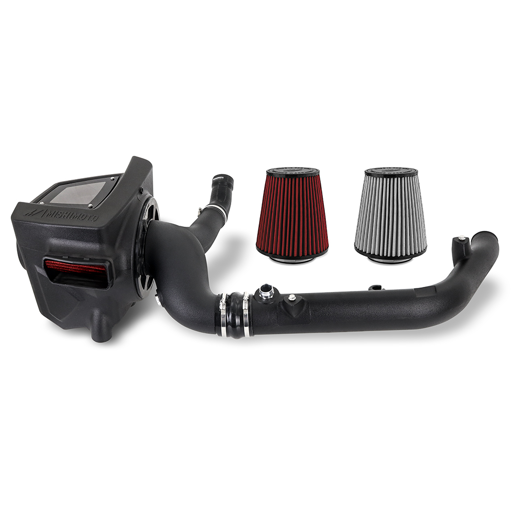 Mishimoto — Mishimoto 2021+ Ford Bronco 2.7L Performance Air Intake w/ Dry Washable Filter
Air Intake - view 8